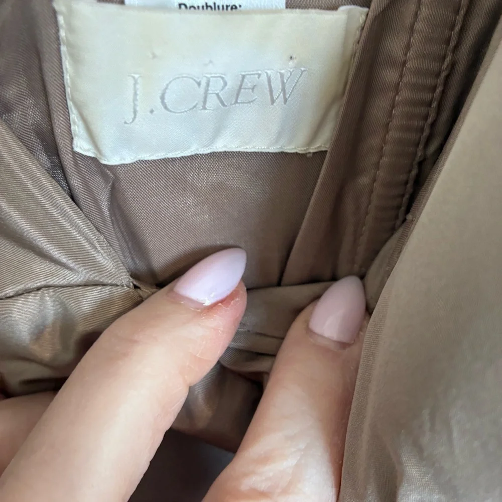 J. Crew - Silk Taffetta Taupe Cocktail Dress - 6